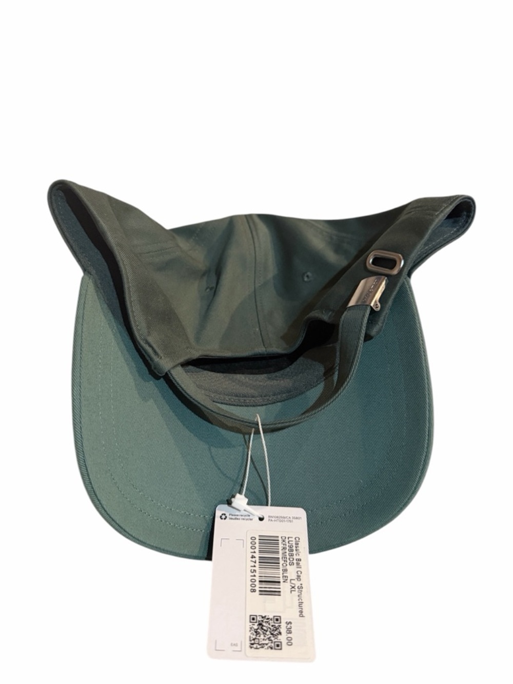 lululemon Classic Ball Cap Green Size L/XL nwt - Picture 4 of 5